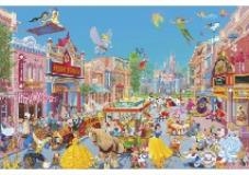 The Happiest Street on Earth (original) by Manuel Hernández Viveros