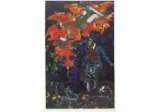 5 works: Precognition I-V plus four other works by Tadanori Yokoo, 1989