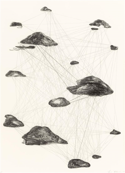 2 Works: Rose...;  Friendship Islands by Franz Ackermann, 2004