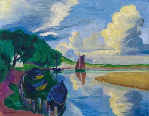 Herbstwolken by Max Pechstein, 1927