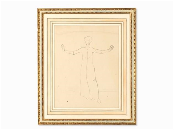 Study for Lied aus der Ferne by Ferdinand Hodler, circa 1906