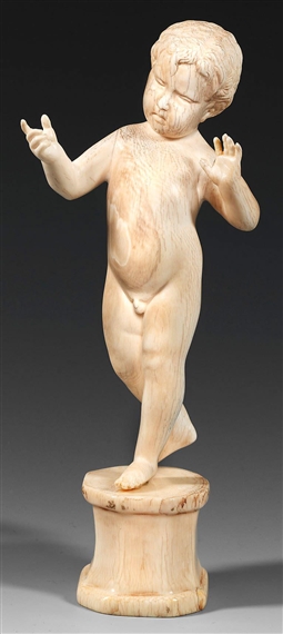 figure of a nude putto