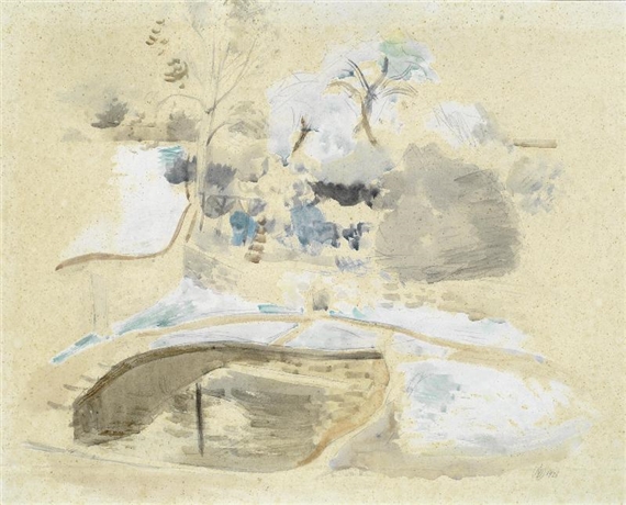 The Pond by Paul Nash, 1926