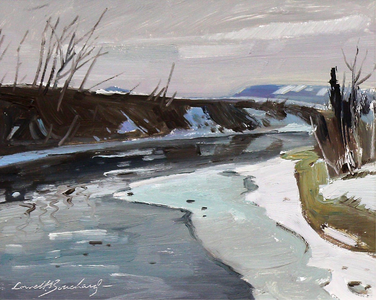 Lorne Holland Bouchard The gouffre river, sturbain, p.q (1976
