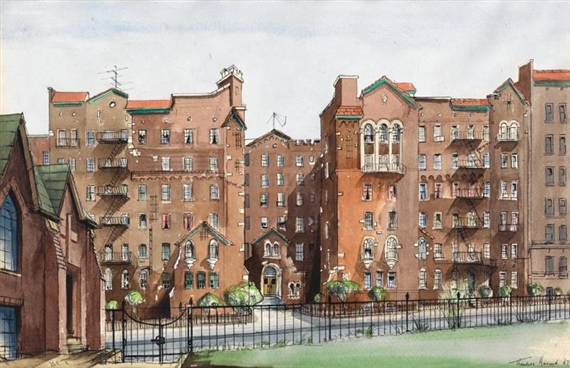 2 works; 172nd and Walton, The Bronx * Church Yard by Theodore Hancock