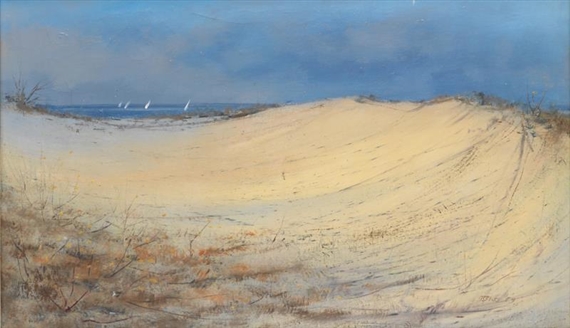 Sand Dunes by Robert R. Bliss, 1954
