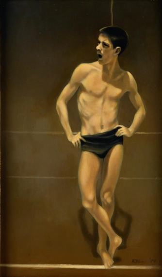 Young Man in a Bathing Suit