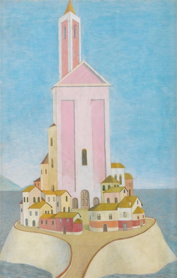 Italian Island by Jared French, circa 1960