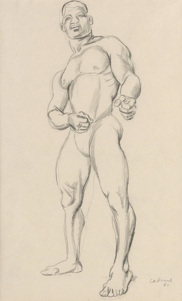 Boxer (E 1) by Paul Cadmus, circa 1934