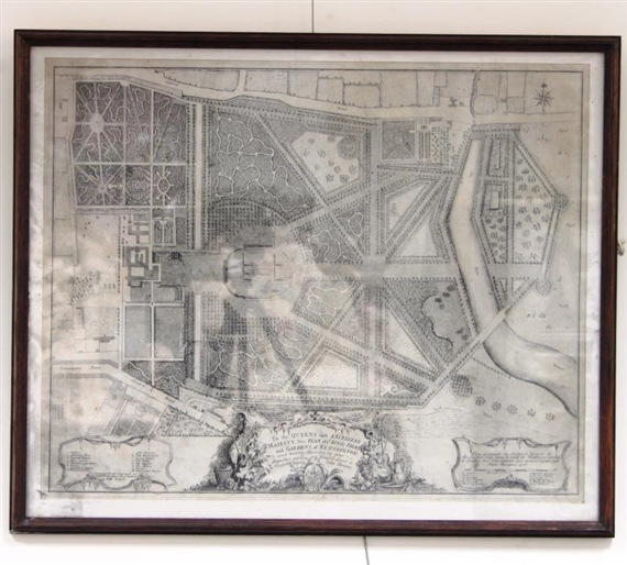 Jacques Rocques | Plan of Kennington Palace | MutualArt