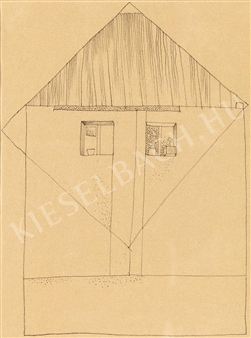 House with Flowery Windows - Lajos Vajda