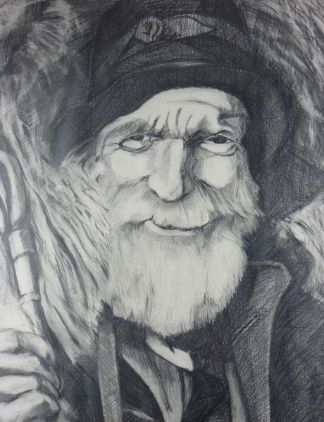 Carl Hodgson | Old Ike (Isaac Cookson) (1993) | MutualArt