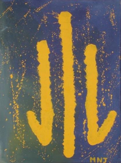 KANGAROO DREAMING by Michael Nelson Tjakamarra, 2000