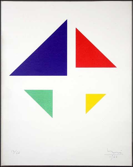Max Bill | Progression in Four Colors (1966) | MutualArt