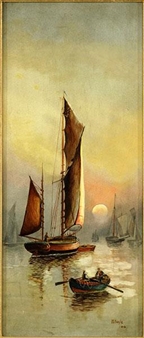 Ships at Dusk - Harry Hoyle