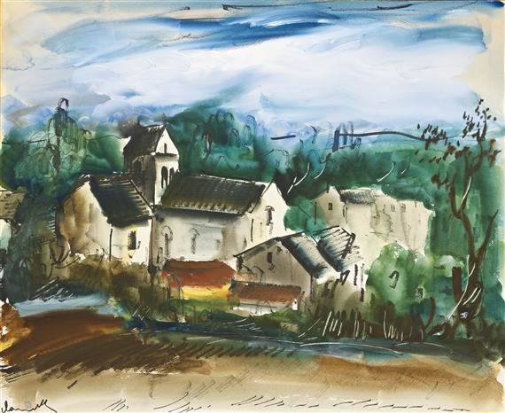 VILLAGE by Maurice de Vlaminck