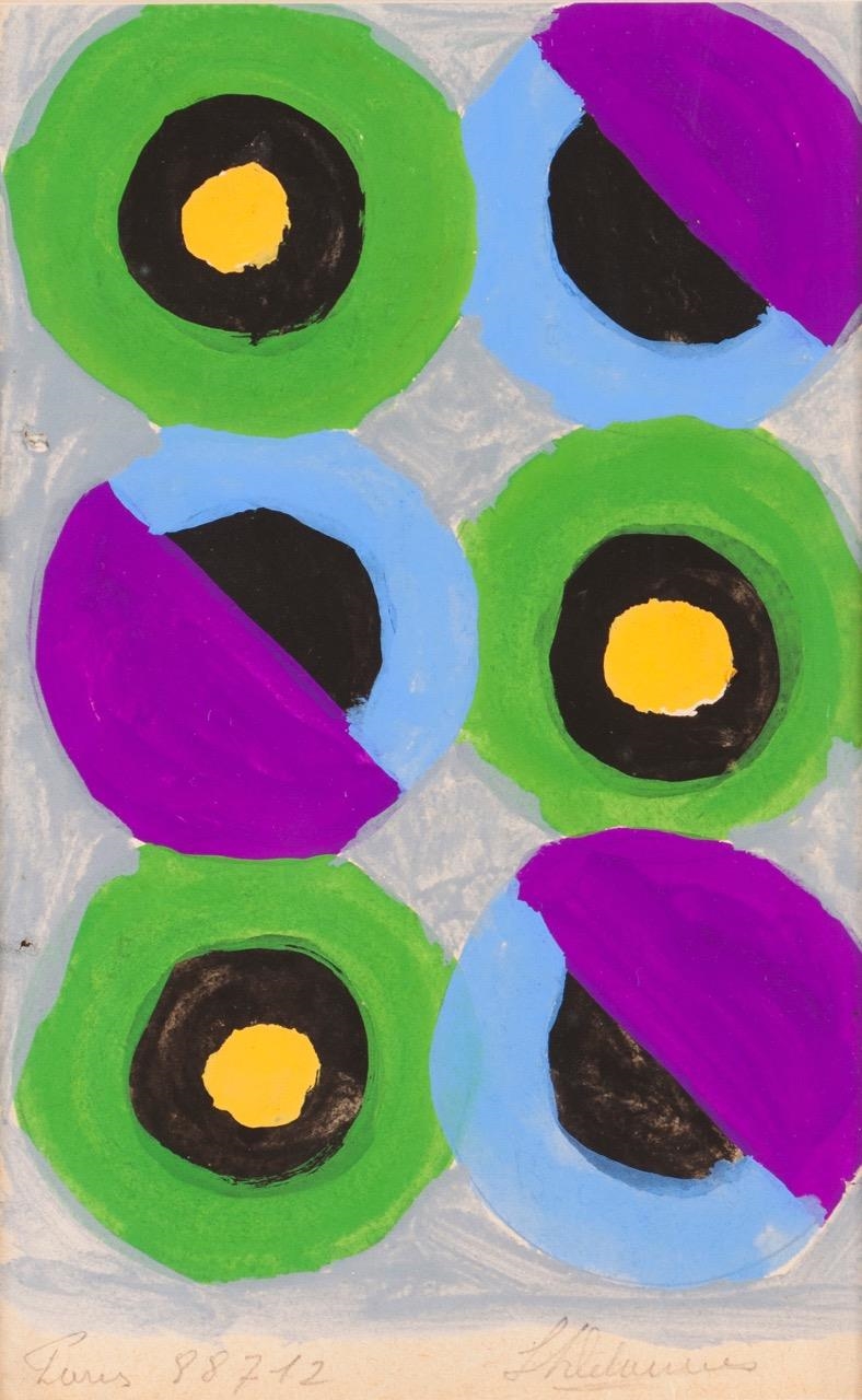 Artwork by Sonia Delaunay, Untitled, Made of Gouache on paper