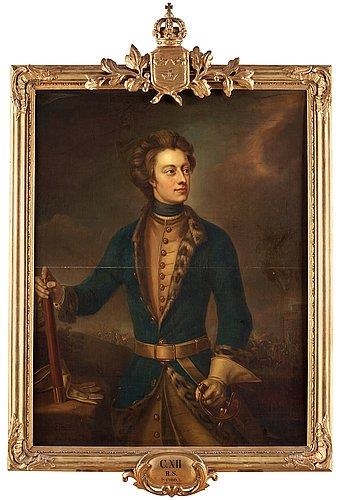 Artwork by Axel Johan Fägerplan, King Charles XII, Made of Canvas laid down on panel