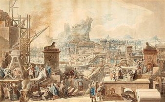 Staden Alexandrias grundläggning" (= The foundation of the city Alexandria) - Ingemar Sunesson