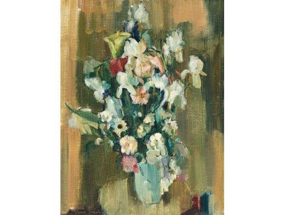 Still Life with Spring Flowers by Clement Serneels, 1966