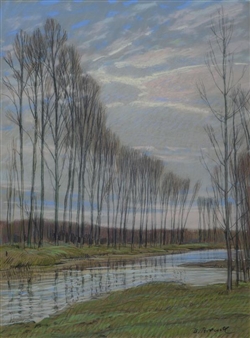 Rheinau landscape - Werner Behrendt