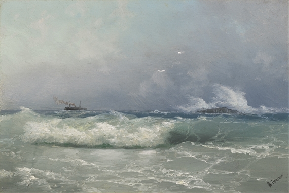 BIARRITZ by Ivan Aivazovsky, 1889