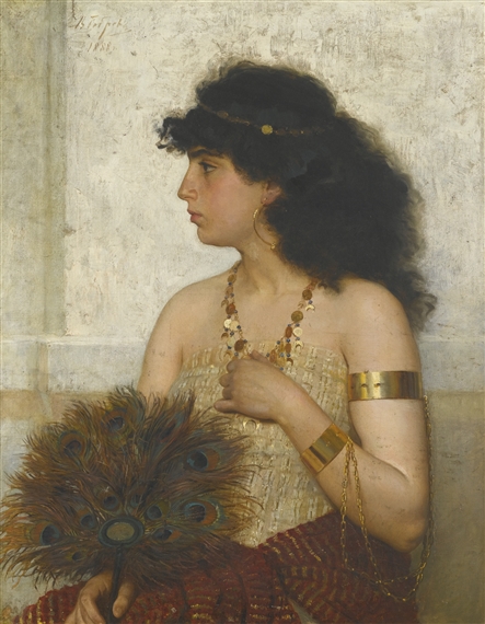 ESTHER by Viktor Alexejewitsch Bobrof, 1888