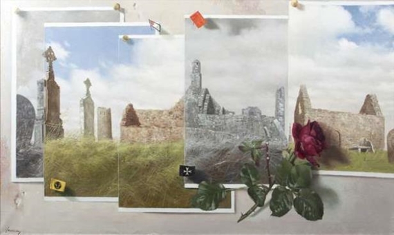 A Prospect of Clonmacnoise by Patrick Hennessy