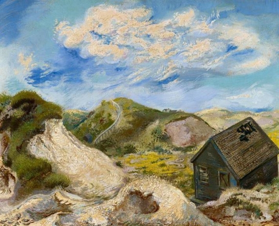 Landscape Cape Cod. House in the Dunes by George Grosz, 1940
