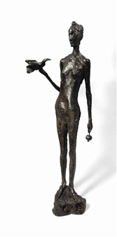 La Jeune fille à l'oiseau - Germaine Richier