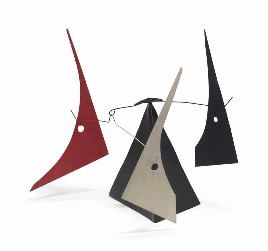 Black, White and Red Sails by Alexander Calder, 1975