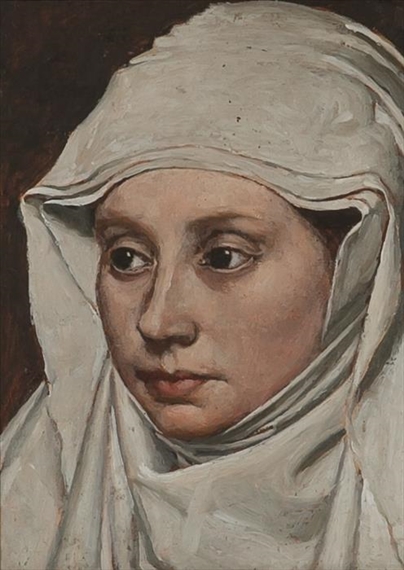 3 WORKS: A WOMAN; ARCHITECTURAL SCULPTURE & PORTRAIT OF A LADY by John Bulloch Souter