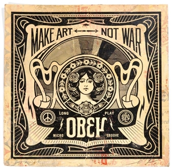 額装品/Art Not War 2005年/ポスター obey Make Art Not War Offset - Obey Giant