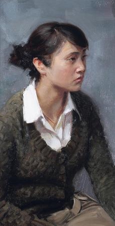 Airline Stewardess by Leng Jun, 2007