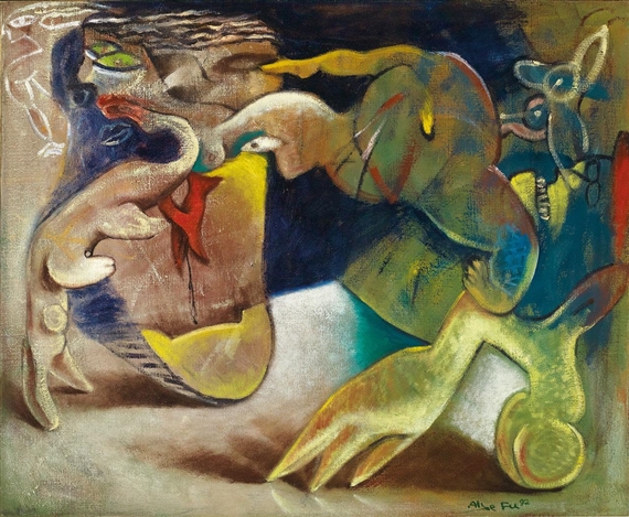 Hommage to Max Ernst by Alixe Fu, 1992