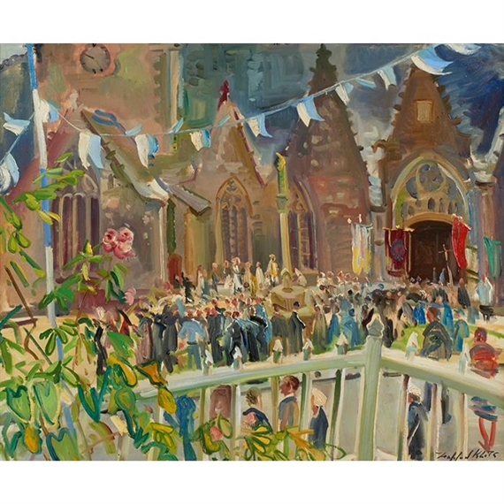 Trafford Partridge Klots Feast of the Ascension Procession in