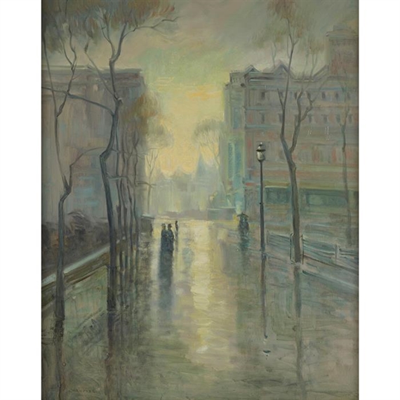 Rainy Day by Paul Cornoyer