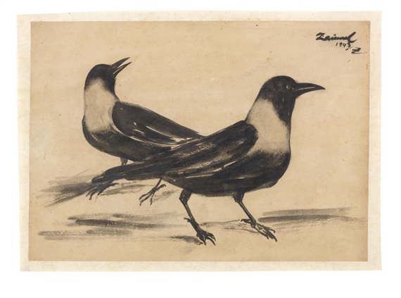 Untitled by Zainul Abedin, 1943