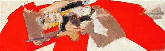 Composition ailié de rouge by Albert Bitran, 1974