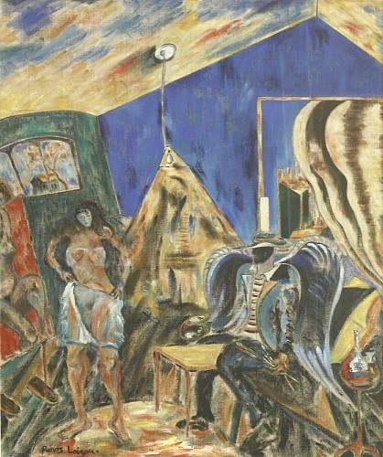 THE ARTIST AND MODEL by Renos Loizou