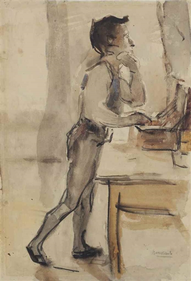 Before the mirror