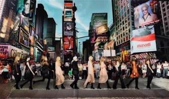 Lagerfeld in Times Square - Simon Procter