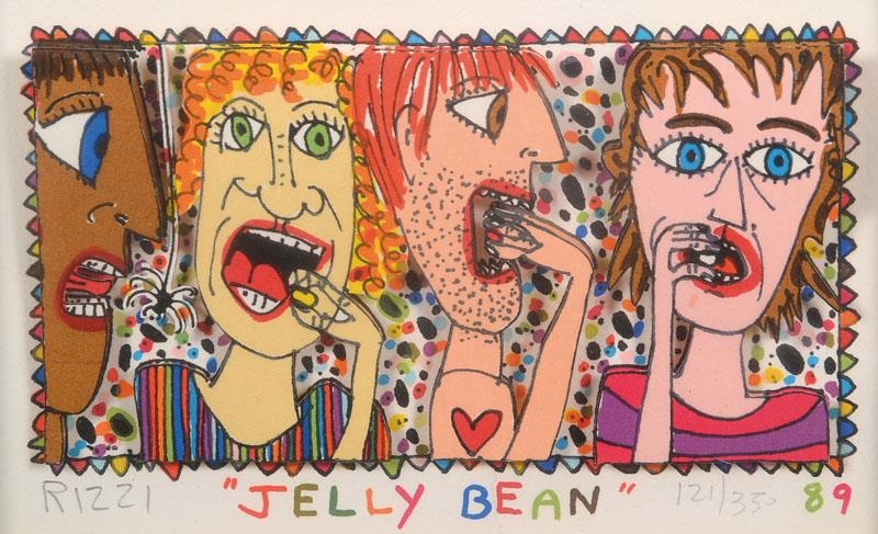 James Rizzi | Jellybean (1989) | MutualArt