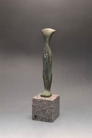 bronze sculptureon base by László Taubert, 1994