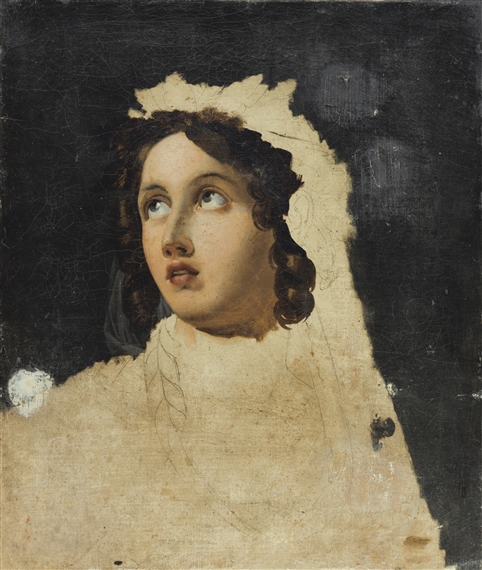 STUDY FOR LES TROIS GLORIEUSES by Merry-Joseph Blondel