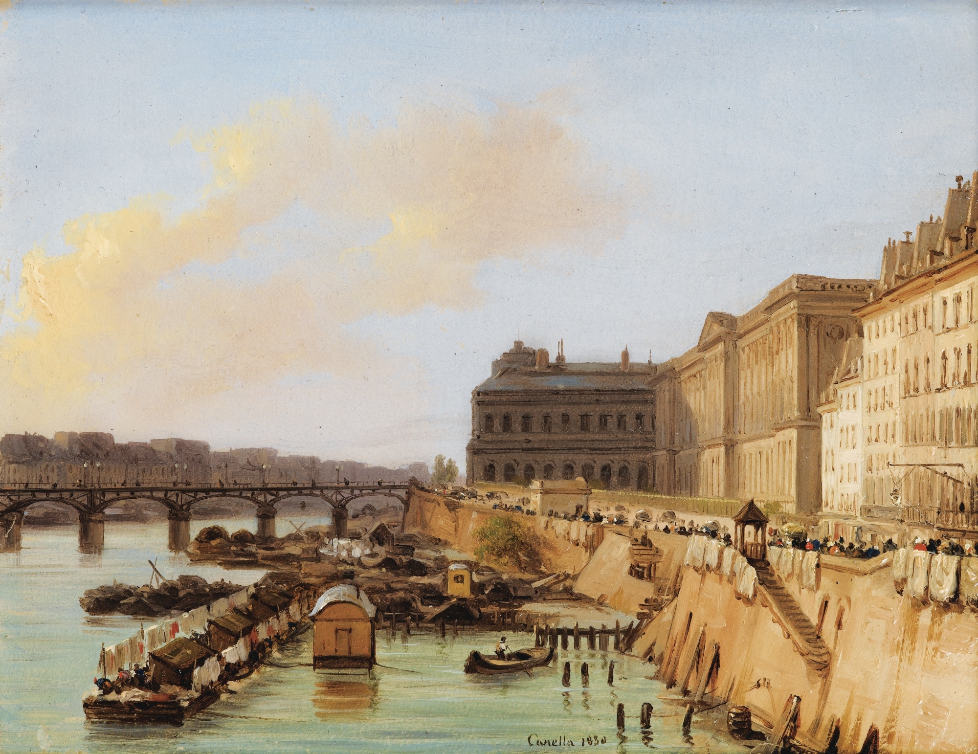 Le Pont-Neuf et la Cite Paris 1832 - Giuseppe Canella