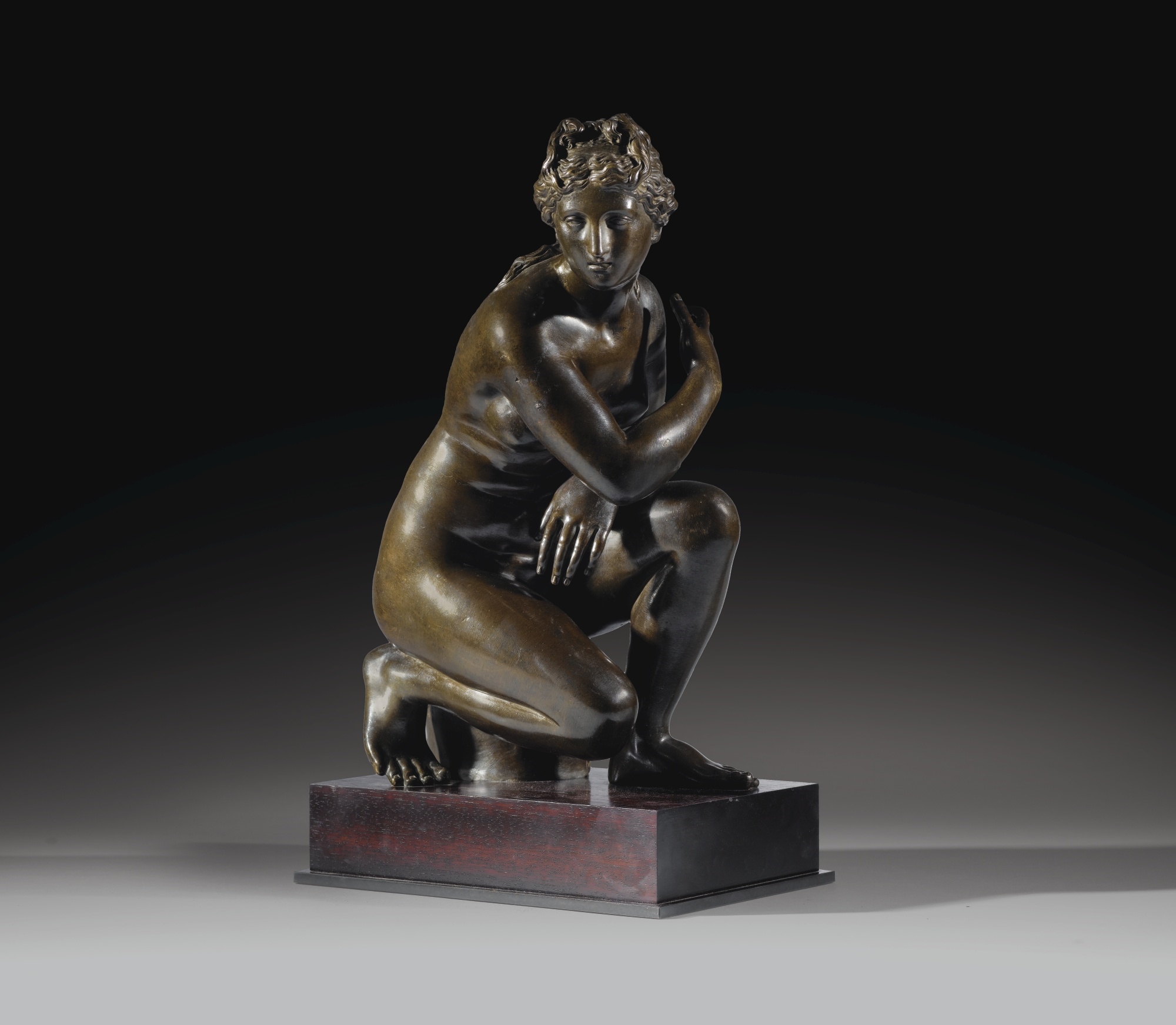 FIGURE OF THE CROUCHING VENUS by French School, 18th Century, 18th Century