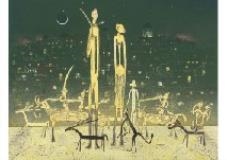 Artwork by Seiji Yoshimura, Ancient Scent, Made of ink and color on paper