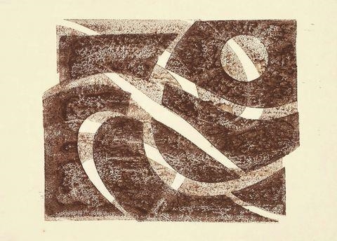 FROM: 10 HANDDRUCKE by Hermann Glöckner, 1968