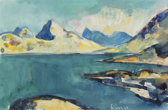 Seelandschaft by Carl Walter Liner